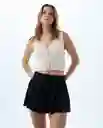 Chaleco Mujer Crudo Talla S 699f006 Americanino