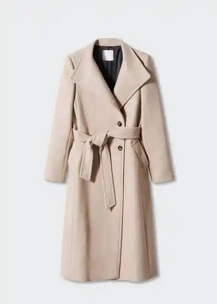 Abrigo Sirenita Camel Talla 25 Mujer Mango