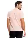 Camiseta Polo Para Hombre M - Rosado