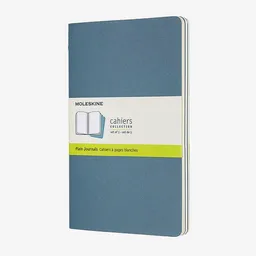 Inkanta Libreta Cahier Hoja Blanca Azul Claro Grande