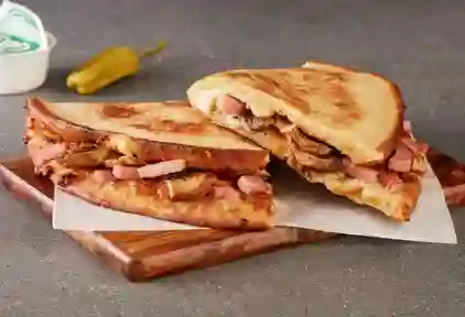 Sandwich Pizza Champiñon