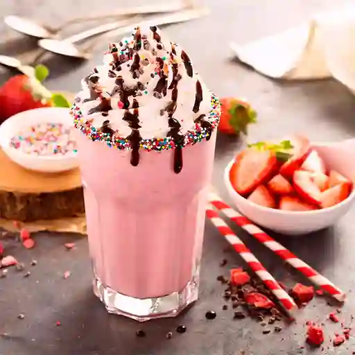 Malteada de Fresa 16 Oz