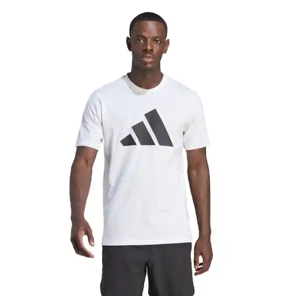 Adidas Camiseta Tr-es Fr Logo Para Hombre Blanco Talla M