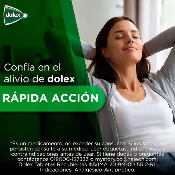 Dolex Analgésico Rápida Acción (500 mg)
