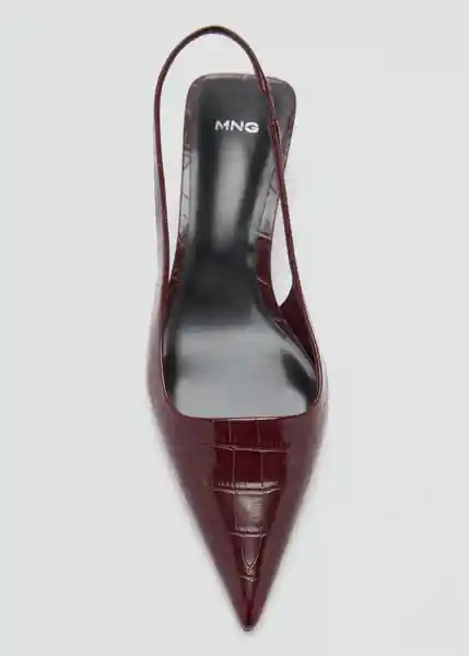 Zapatos Vino Burdeos Talla 38 Mujer Mango