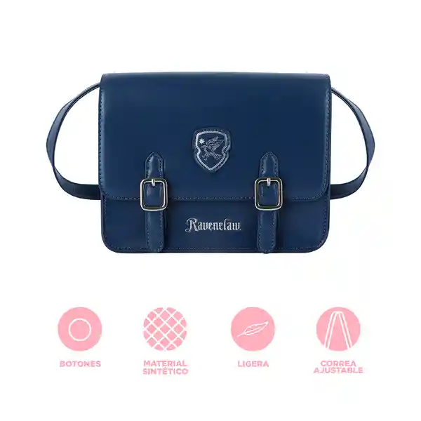 Bolso Estilo Preppy Serie Harry Potter Ravenclaw Miniso