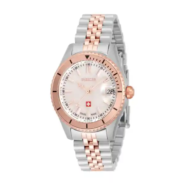 Invicta Reloj Hombre Acero Oro Rosa Inv33452