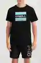 ONeill Camiseta Slim Fit Falir Masculino Negro XL