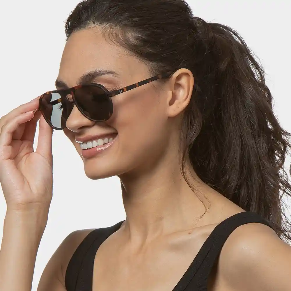 Inkanta Gafas Sun I Carey Lentes Verdes + 0.0