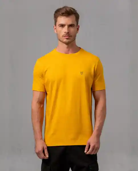 Camiseta Hombre Amarillo Talla S 150942B Rifle