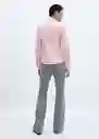 Camisa Sofía Rosa Talla M Mujer Mango