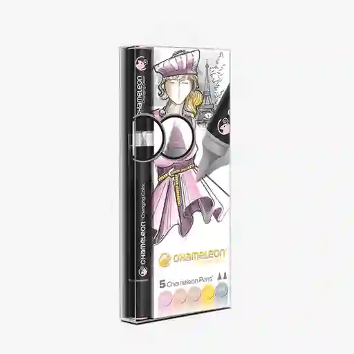 Chameleon Set Marcadores Tonos Pastel