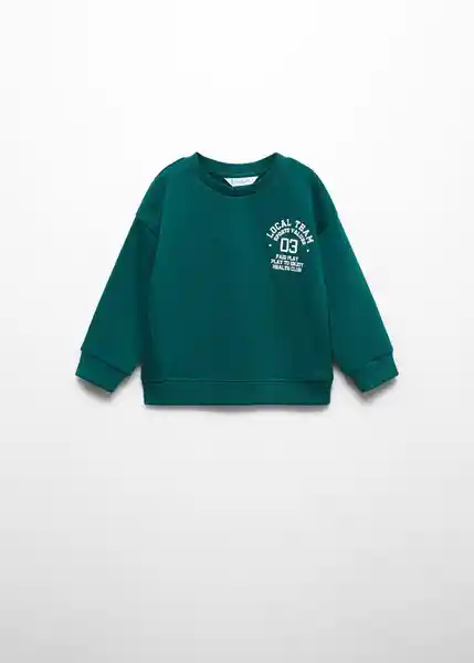 Sudadera Team Botella Talla 70 Niños Mango