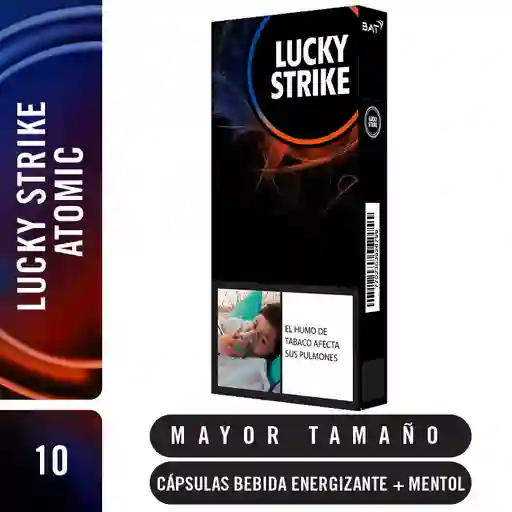 Cigarrillo Cartón Lucky Strike Atomic 10´S