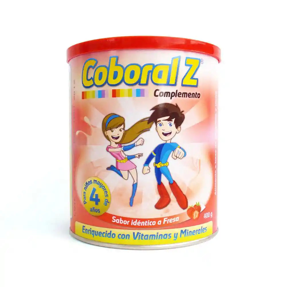 Coboral Z Complemento Alimenticio Fresa Lata 400 G