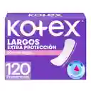 Protectores Diarios Kotex Largos 120 Und
