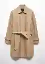 Chaqueta Parka Paul Camel Talla M Hombre Mango