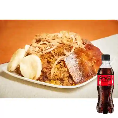 Combo Lechona de 750 Gramos +Cocacola S/az 400ml