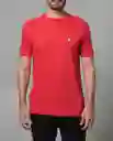 Camiseta Hombre Rojo M 100G101_ROJ191757 Rifle