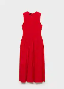 Vestido Maya Rojo Talla S Mujer Mango