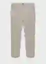 Pantalón Dublino Hielo Talla 38 Hombre Mango