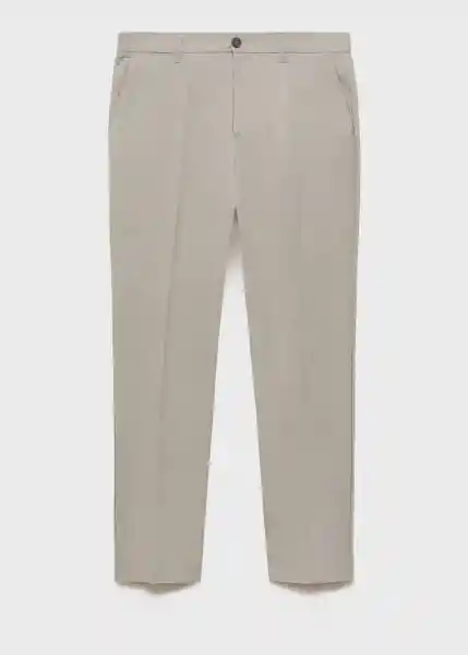 Pantalón Dublino Hielo Talla 38 Hombre Mango