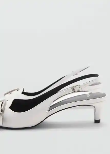 Zapatos Talo Blanco Talla 40 Mujer Mango