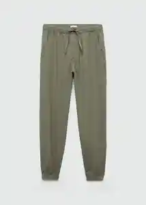 Pantalón Joggers Khaki Talla 19 Niños Mango