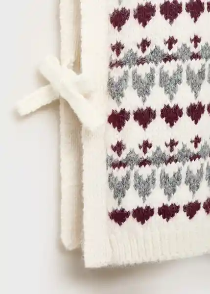 Chaleco Luzia Offwhite Talla 67 Niña Mango