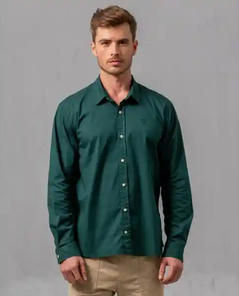 Camisa Hombre Verde Talla M Rifle