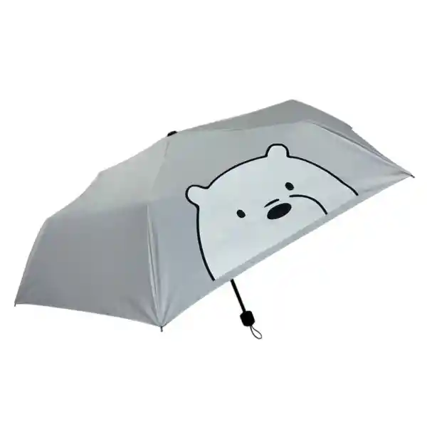 Sombrilla Colección Osos Escandalosos Oso Polar Gris Miniso