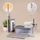 Vaso Plástico Con Pitillo Serie Silver Grey Miniso