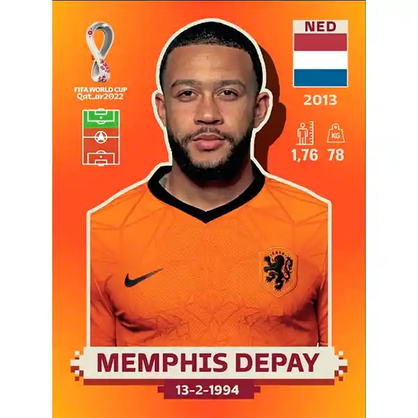 Ned 17 Memphis Depay