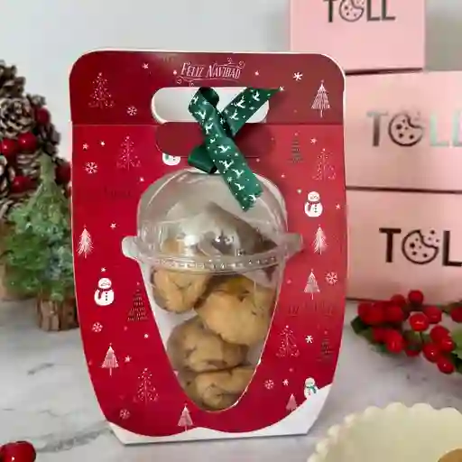 Porta vasos navideño