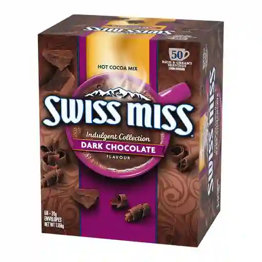 Swiss Miss Cocoa en Polvo Sabor Chocolate Oscuro