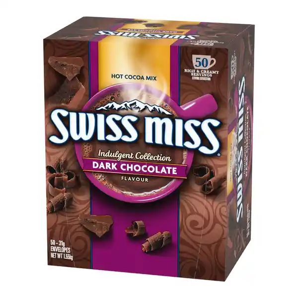Swiss Miss Cocoa en Polvo Sabor Chocolate Oscuro