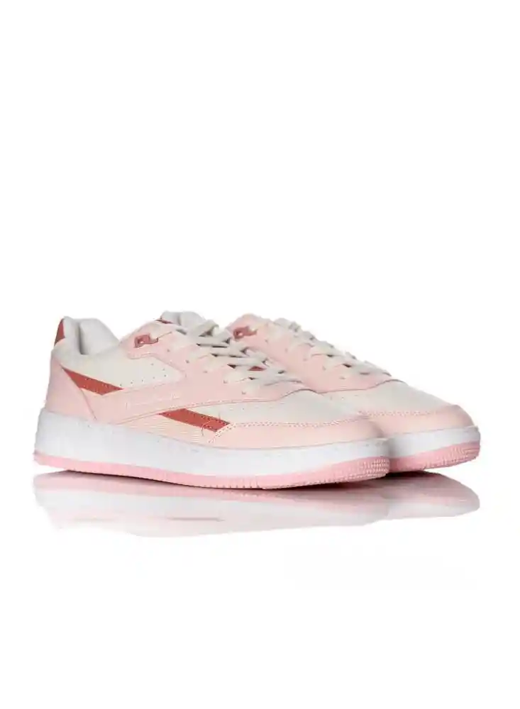 Tenis De Mujer 36 - Bco/Rosad