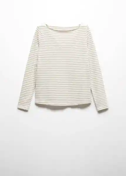 Camiseta Saco Arena Talla XS Mujer Mango