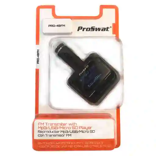 Proswat Reproductor Mp3/Usb/Fm/Lcd /Ctrl Rem/ Pro 40fm