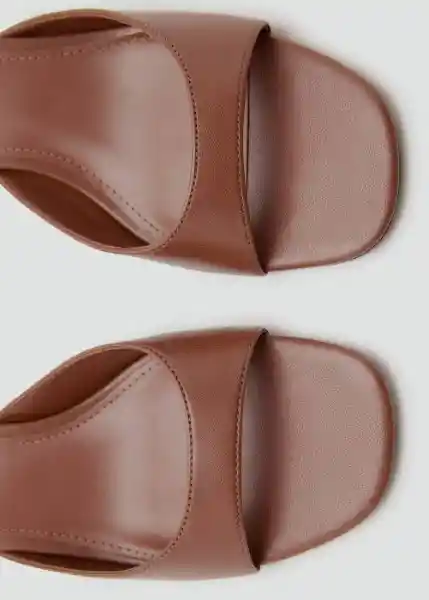 Sandalias Lidia Cuero Talla 39 Mujer Mango