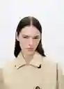 Abrigo Parka Julia Piedra Talla XS Mujer Mango