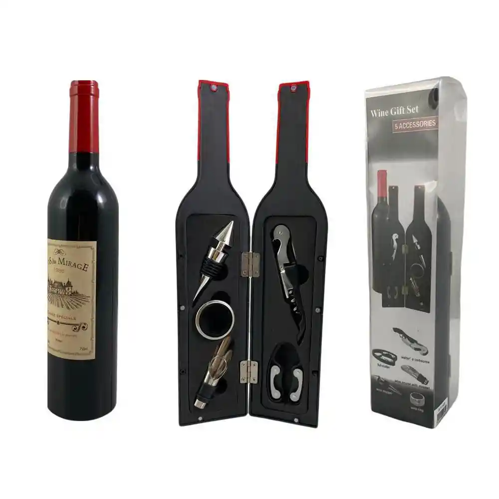 Set X 5 Accesorios Bar Botella Vino Concepts 56741820