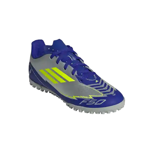 Adidas Guayos F50 Club Tf J Messi Fútbol Unisex Gris Talla 4