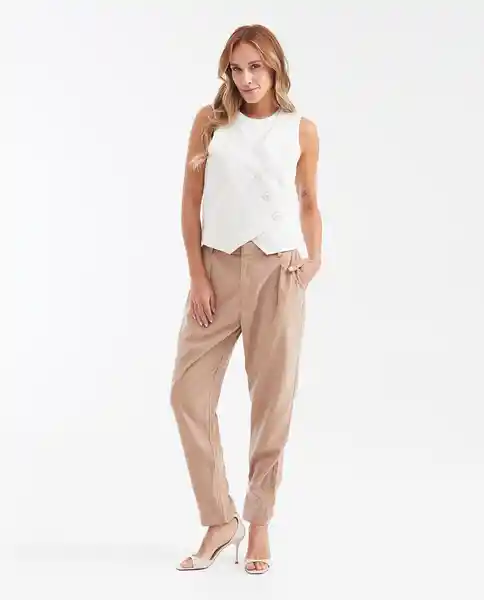Pantalón Sartorial Essential Cafe Rubio Medio T 8 Chevignon