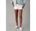 Short Mujer Blanco Talla 6 American Eagle