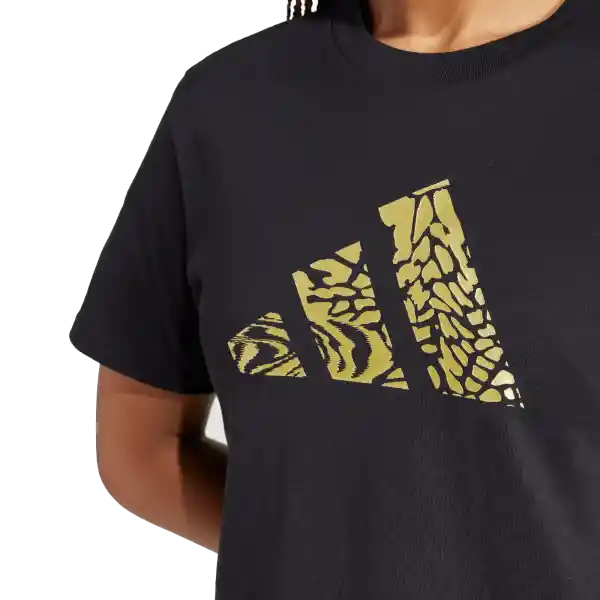 Adidas Camiseta T Met Manga Corta Lifestyle Mujer Negro Talla S