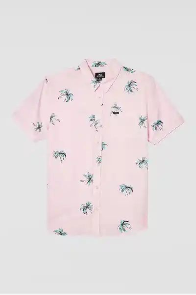 ONeill Camisa Tropo Palms am Rosado Talla L