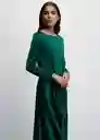 Vestido Leia-A Verde Talla XS Mujer Mango