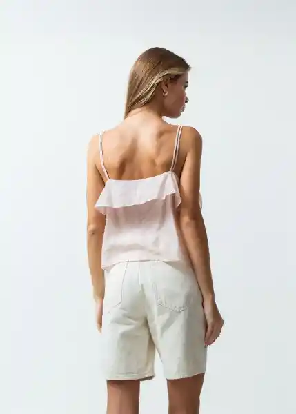 Camisa Mujer Rosa Nude Medio M 411G373 Naf Naf