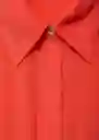 Vestido Macarela Rojo Talla L Mujer Mango